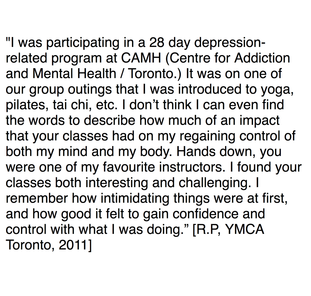 Adam Quang Student Testimonials R.P, YMCA Toronto, 2011