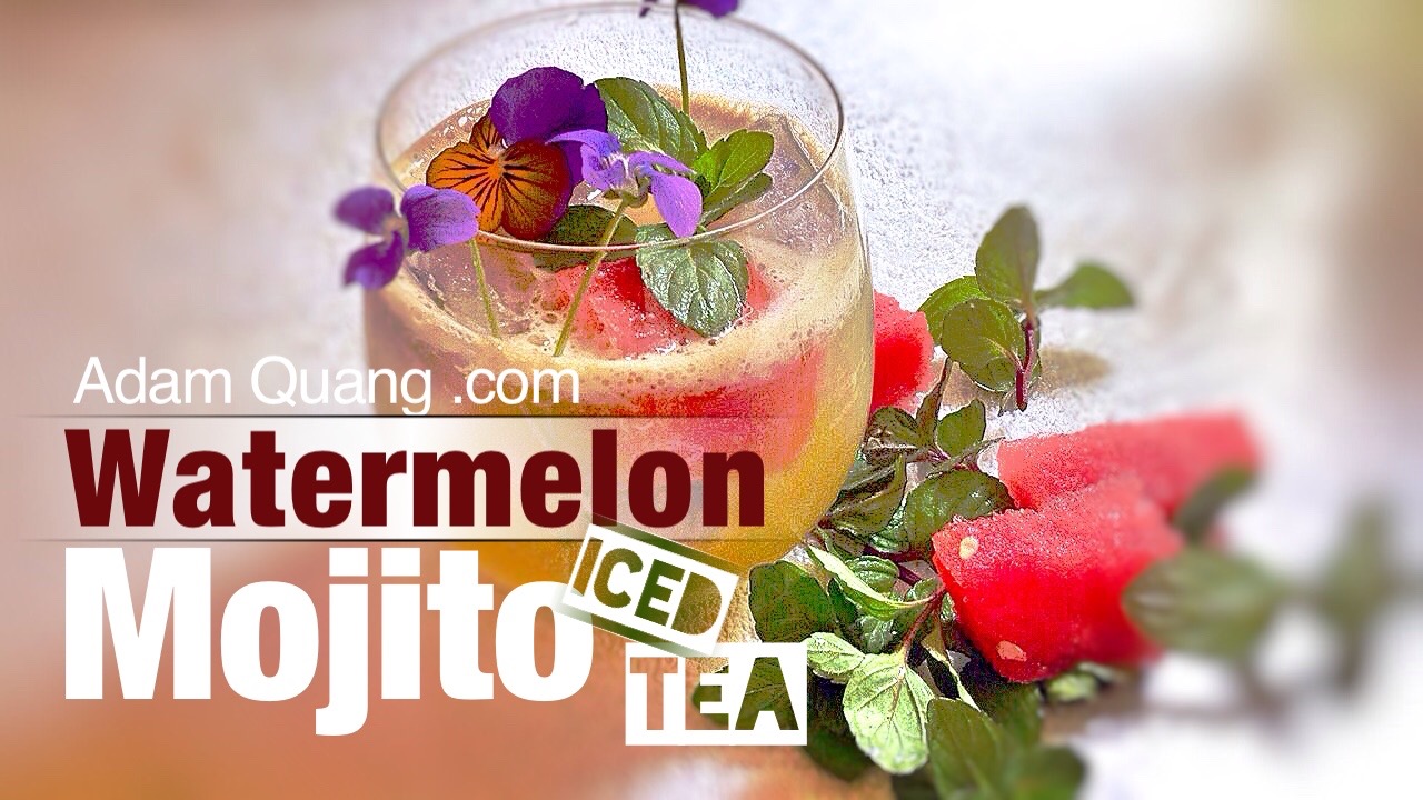 DIY Watermelon Mojito Iced Tea