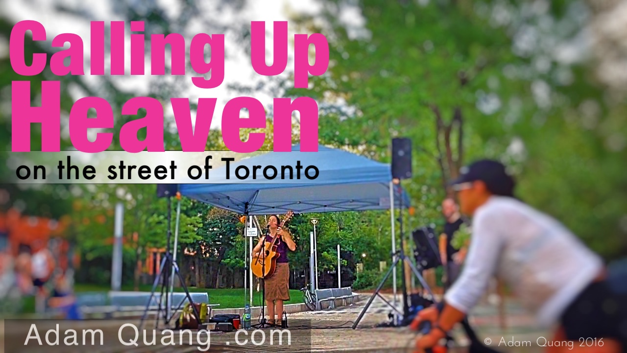 Shawna Caspi on the street of Toronto