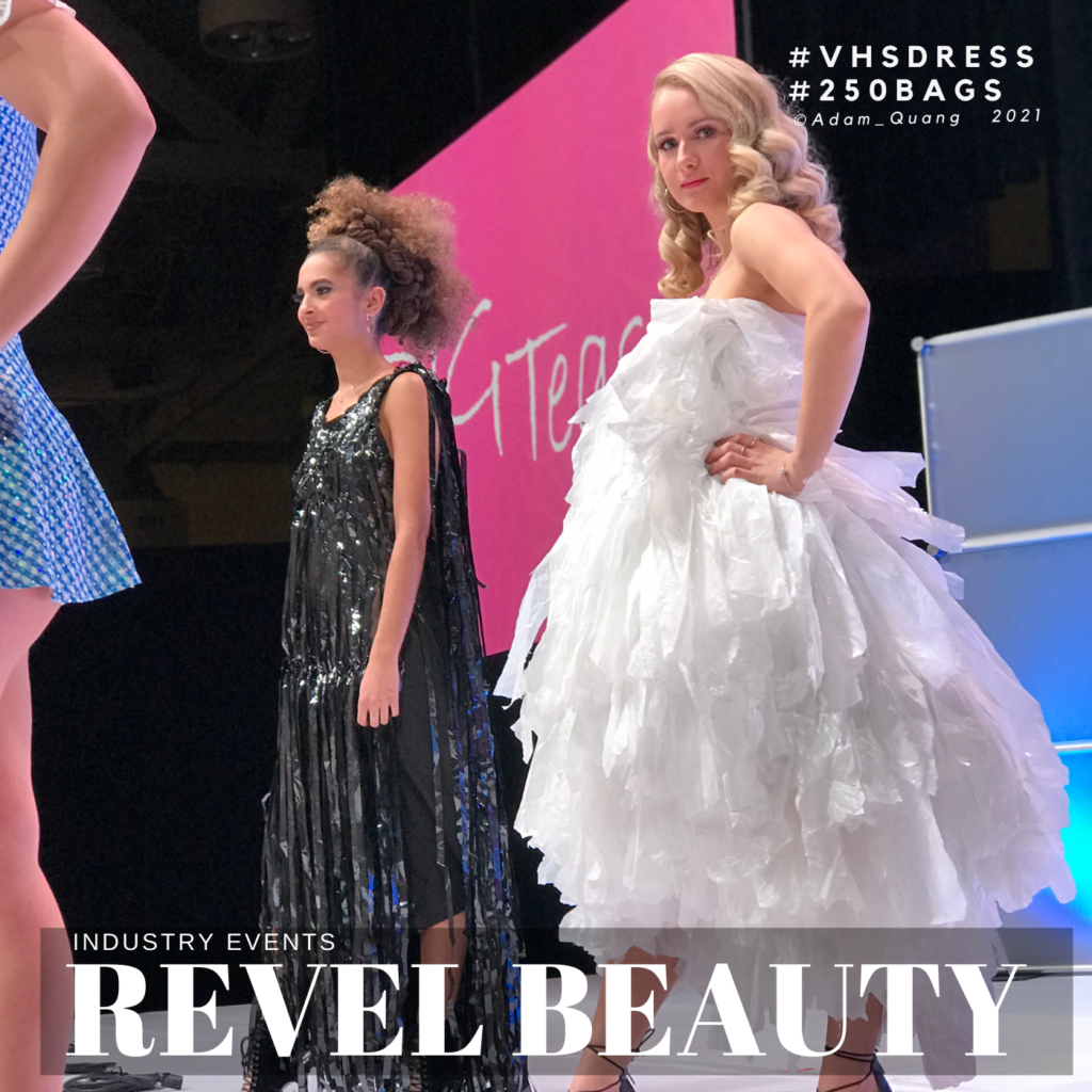 2019 Revel beauty industry event -Big Tease Hair Show by Efe Magazine - VHSdress and 250bags 2